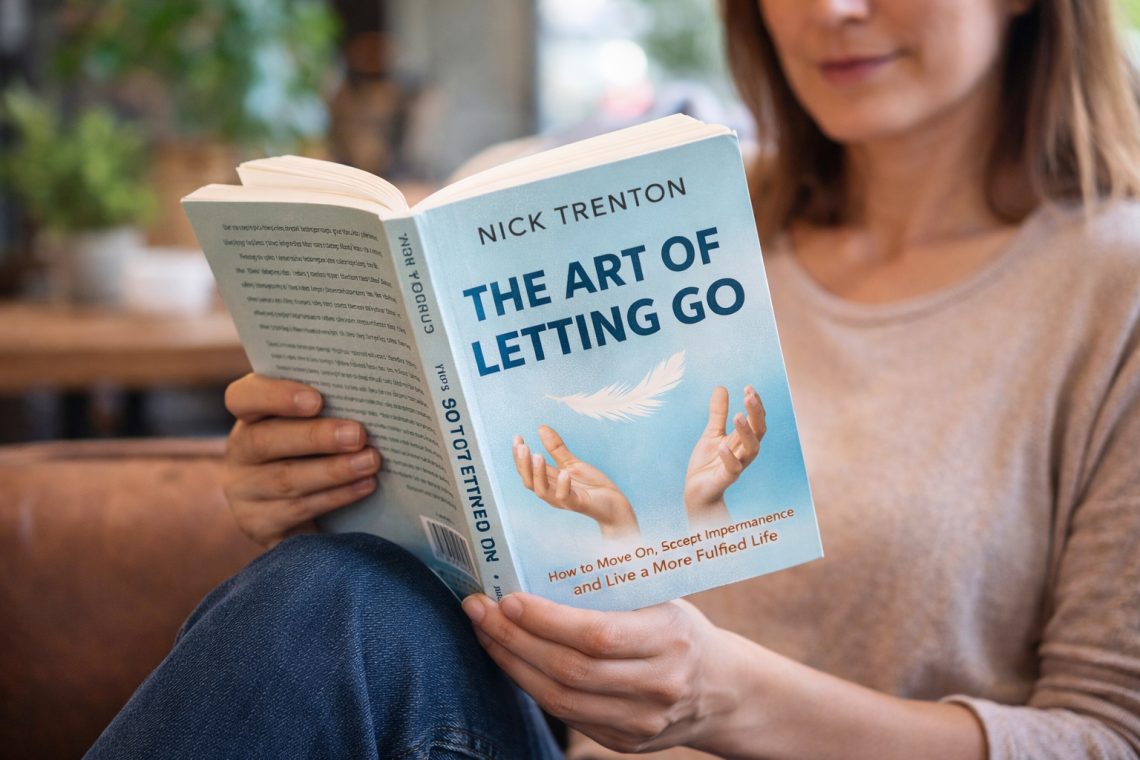 woman reading a book