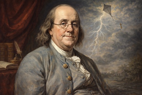 Portrait of Benjamin Franklin