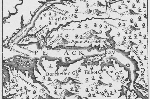 Colonial Map of Maryland