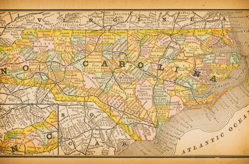 map of colonial north carolina